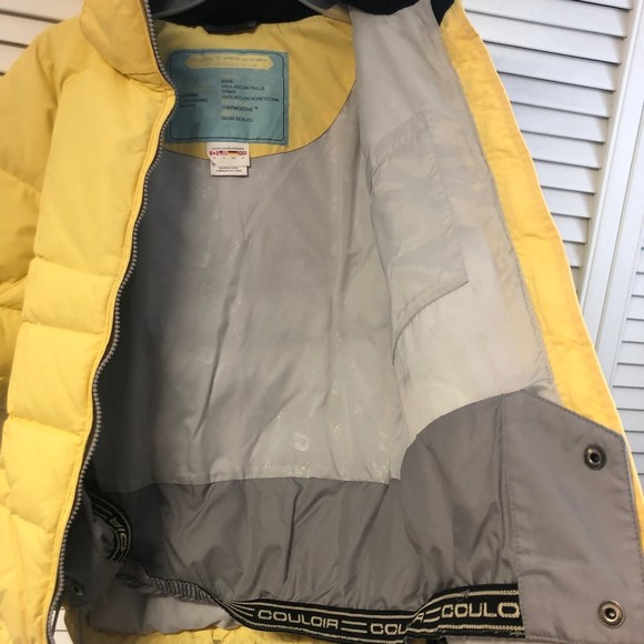 Couloir size 10 ski winter coat Jacket pale yellow - Picture 8 of 9